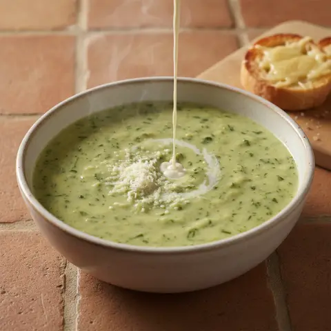 Spinach and Asparagus Soup
