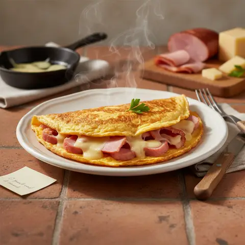 Ham and Cheese Omelet