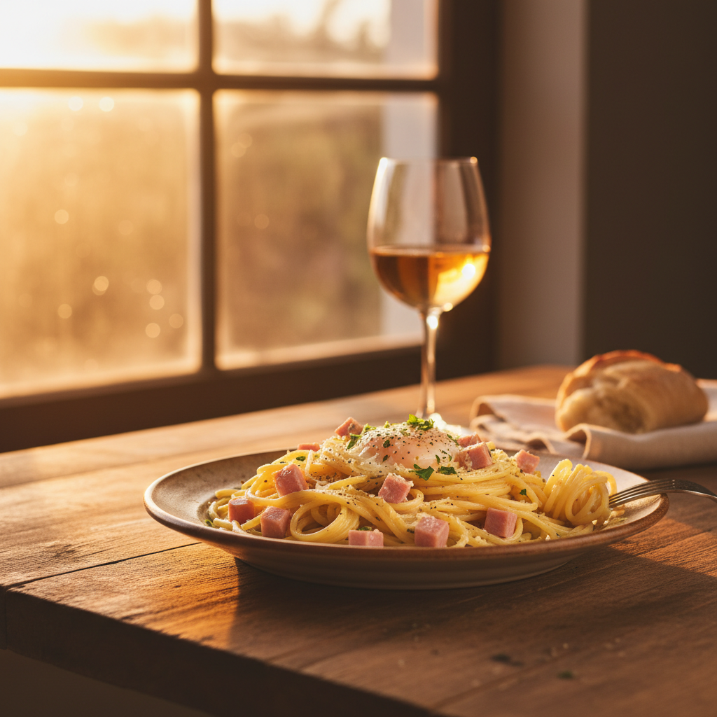 Spaghetti Carbonara Allégée