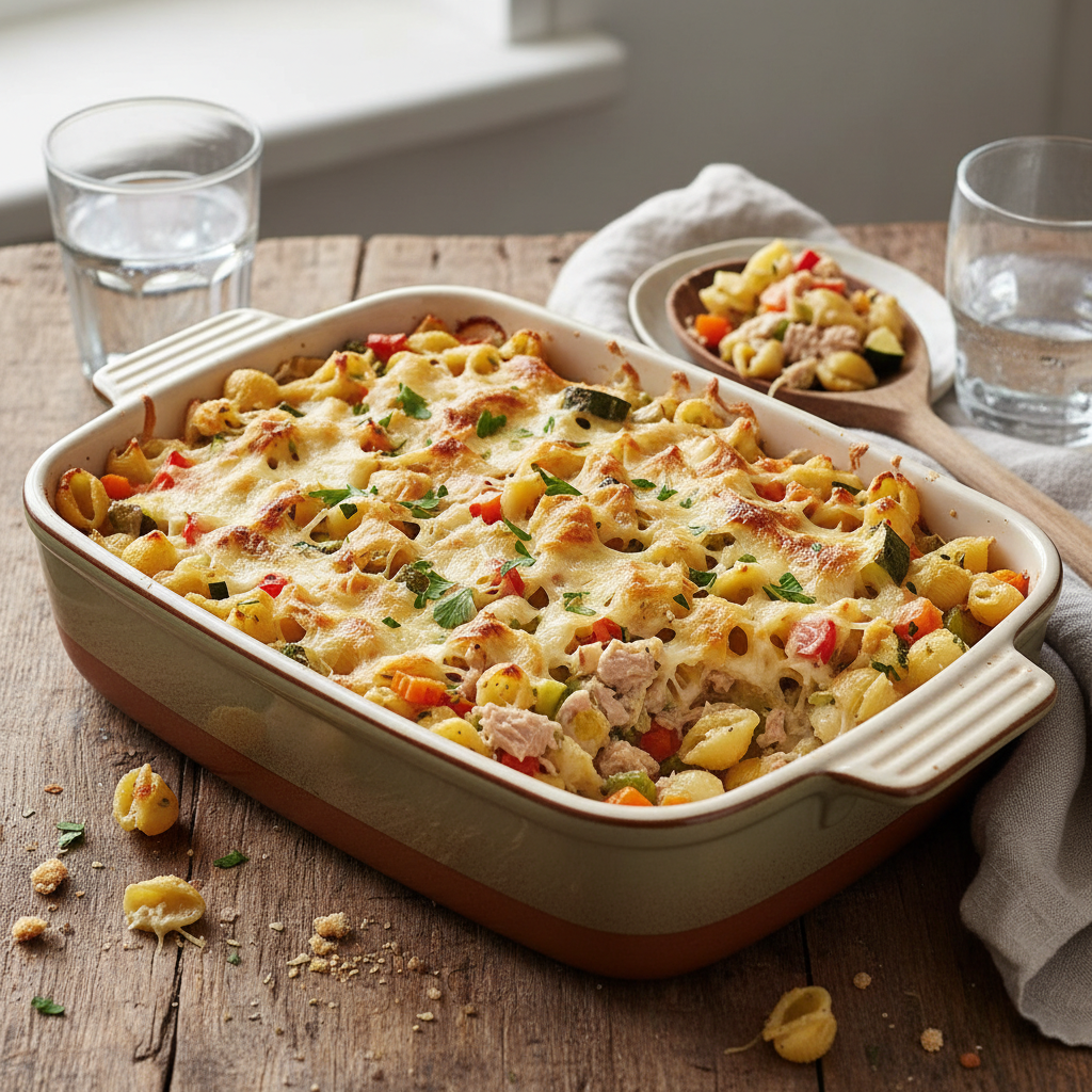 Gratin de Pâtes au Thon