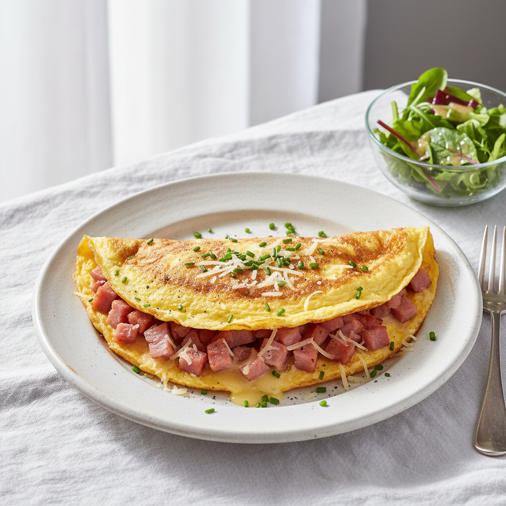 Omelette Jambon-Parmesan