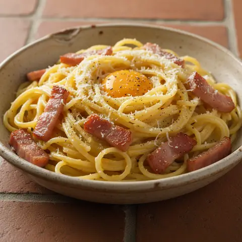 Simplified Ham Carbonara
