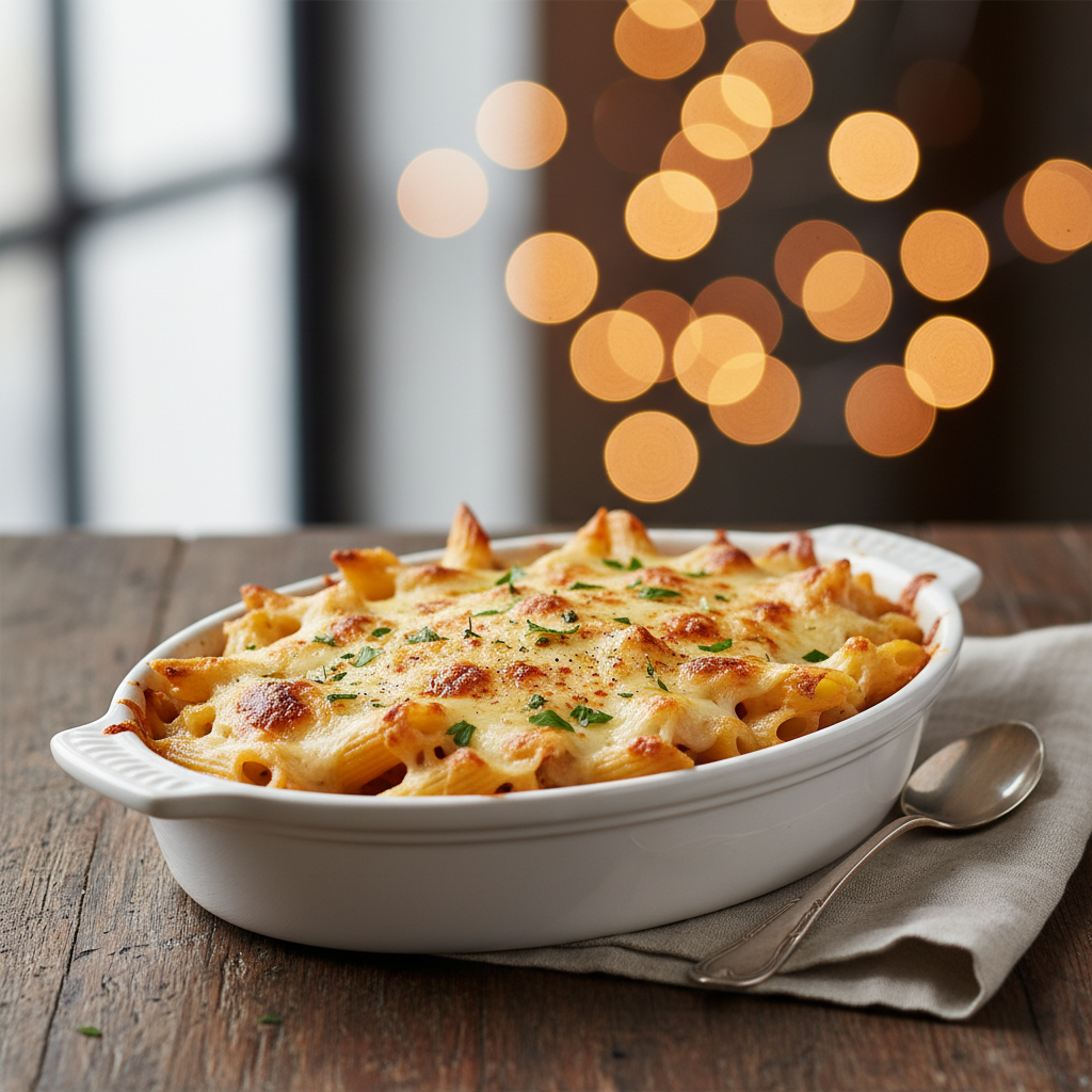 Gratin de Poulet aux Pâtes