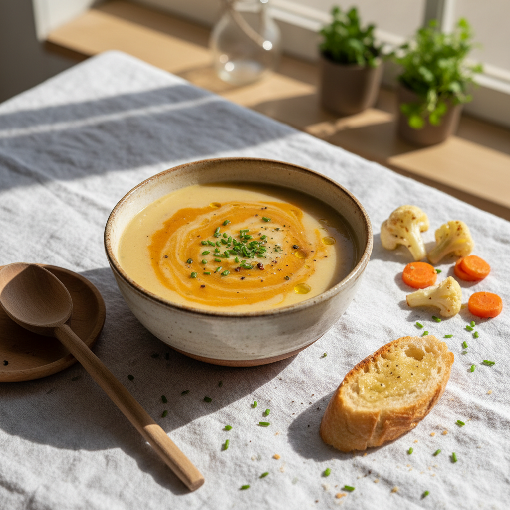 Soupe Chou-Fleur et Carottes
