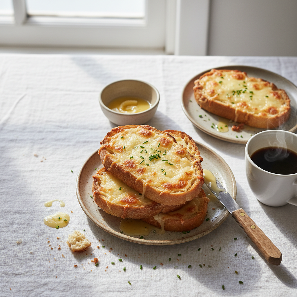 Tartines Croustillantes au Gruyère