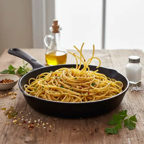 Pâtes à l'Huile et à l'Ail (Aglio e Olio)