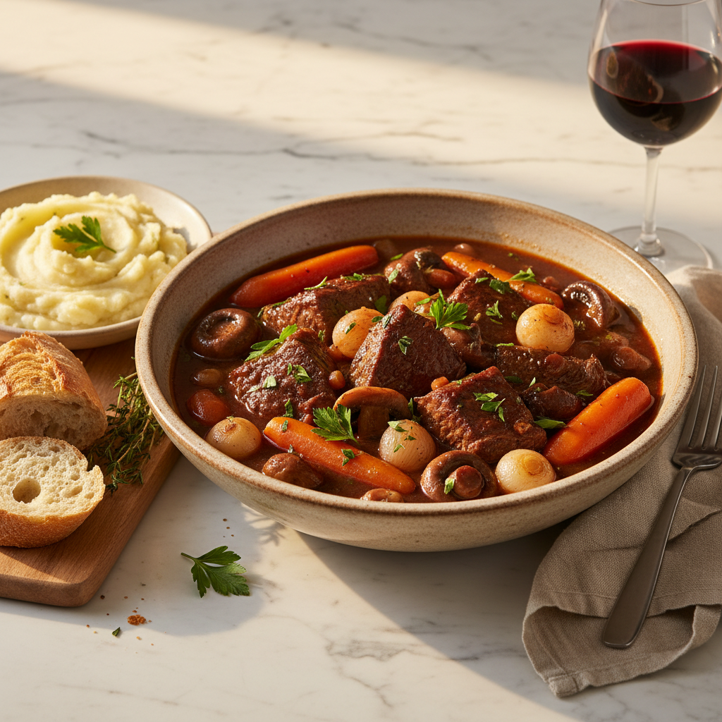 Ragoût de Bœuf Braisé à la Française