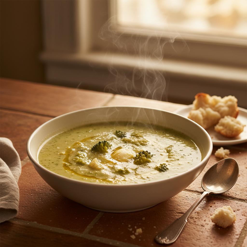 Soupe Crémeuse Chou-fleur et Brocoli