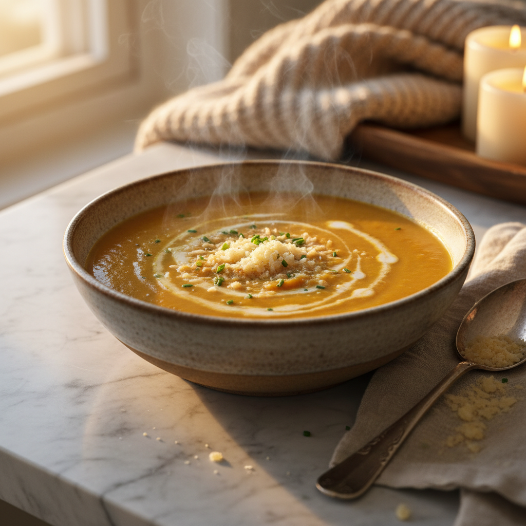 Soupe Crémeuse Chou-fleur et Carotte