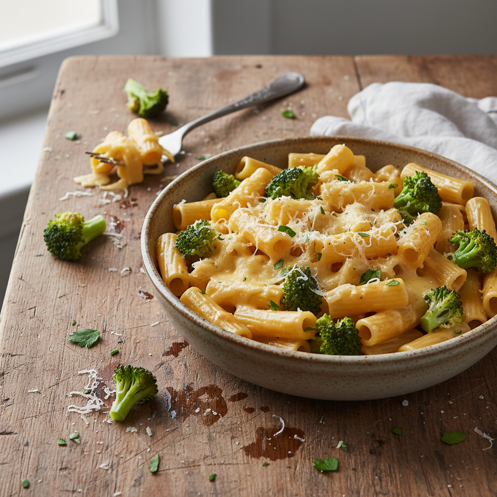Pâtes au Gruyère et Brocoli