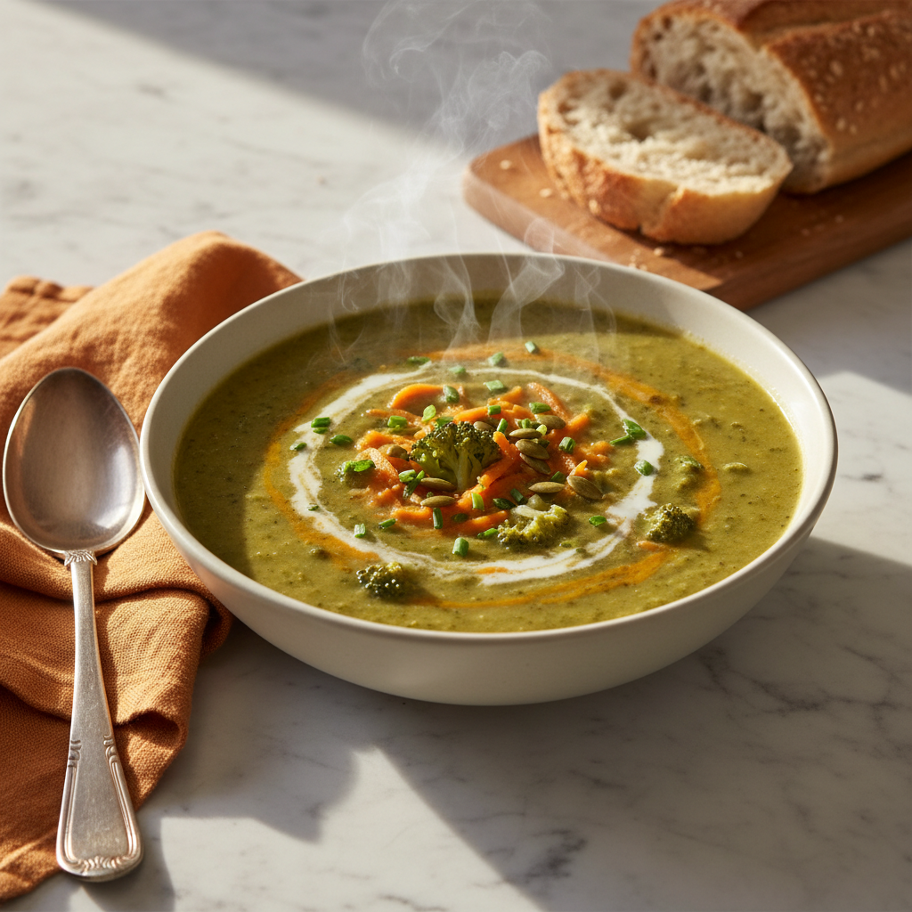 Soupe Crémeuse Brocoli-Carotte