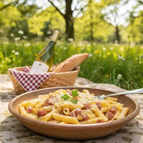 Simplified Carbonara Pasta