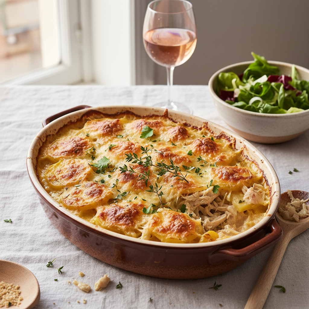 Gratin de Poulet aux Pommes de Terre