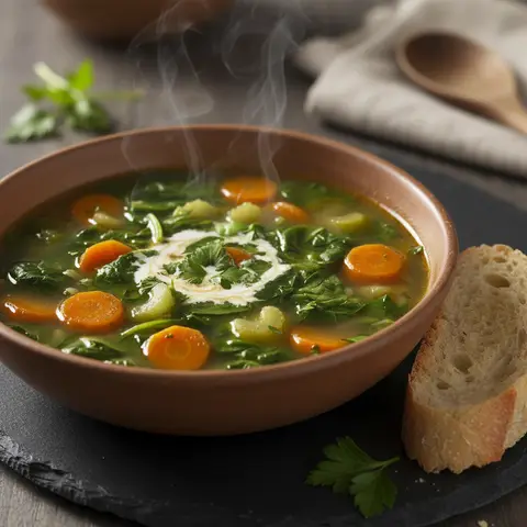 Hausgemachte Gemüsesuppe