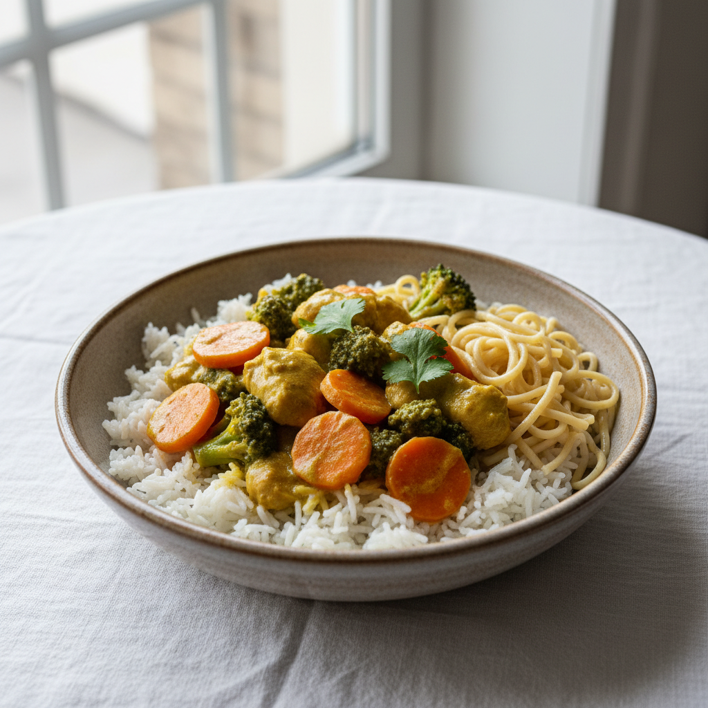 Curry Asiatique Poulet-Légumes