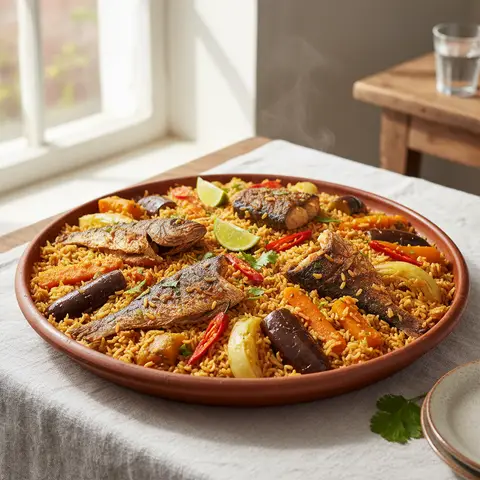 Thiéboudienne (Senegalese Fish and Rice)