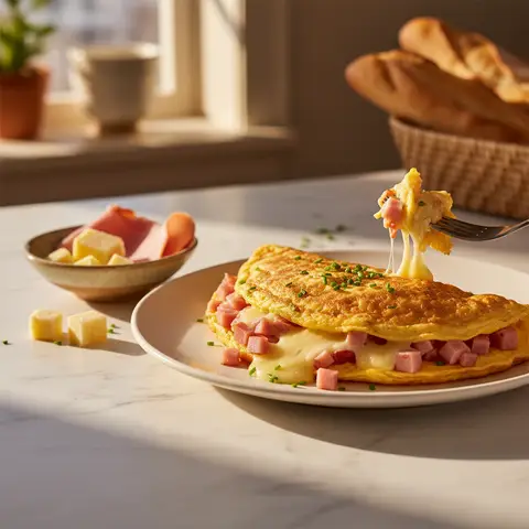 Ham and Cheese Omelet