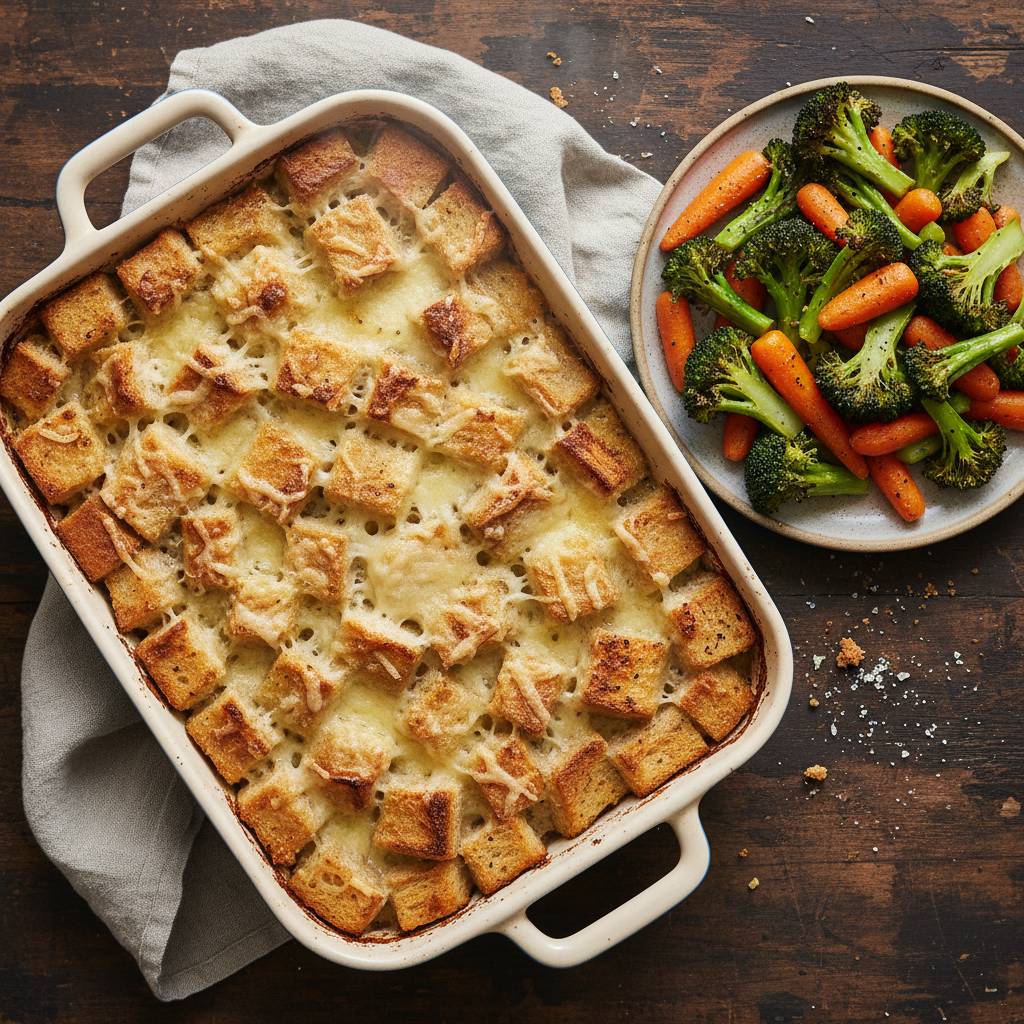 Gratin de Pain et Gruyère (Panzanella Revisitée)