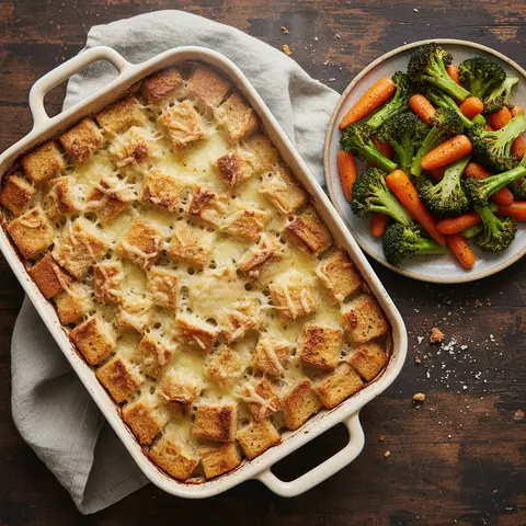 Bread and Gruyère Gratin (Revisited Panzanella)