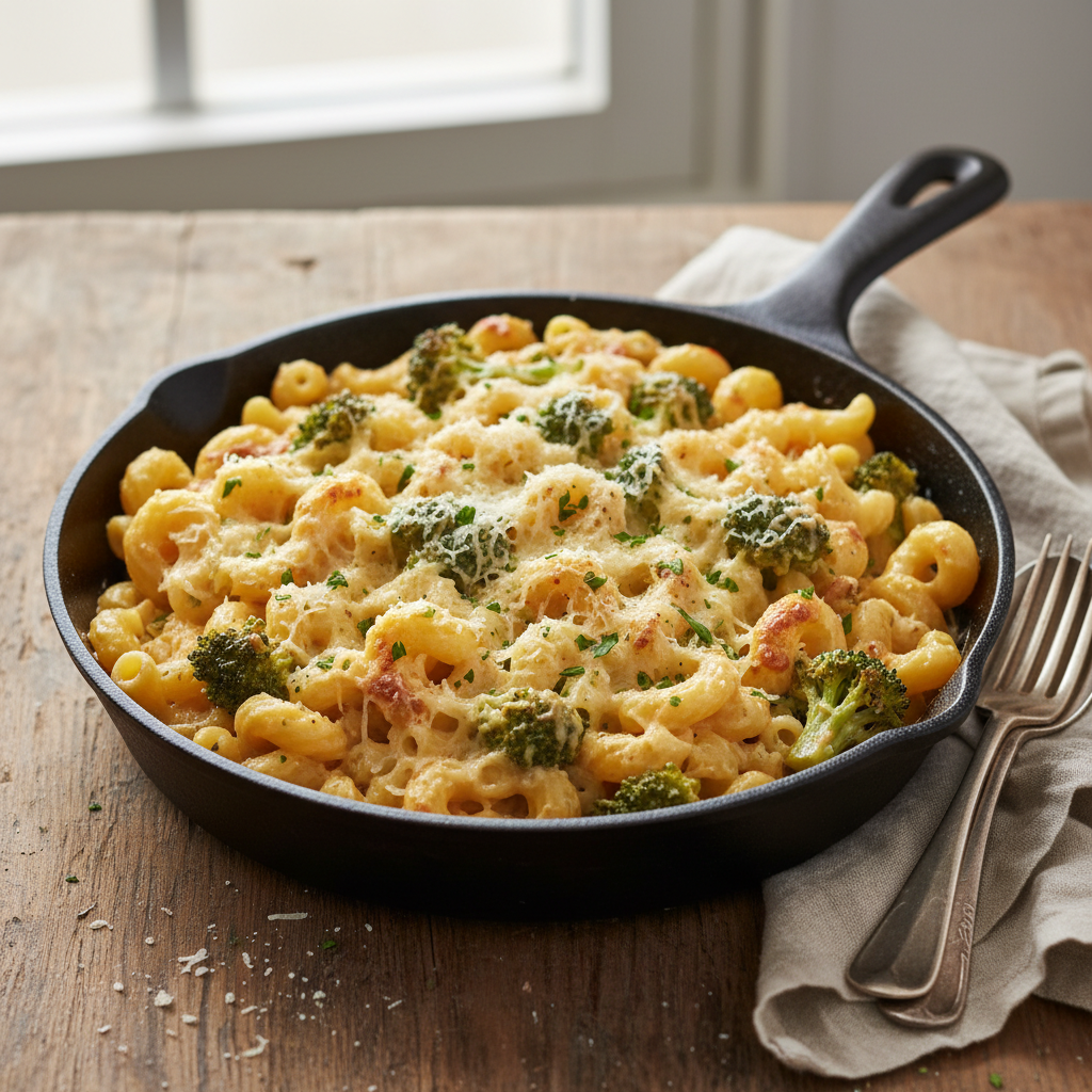 Pâtes au Gruyère et Brocoli