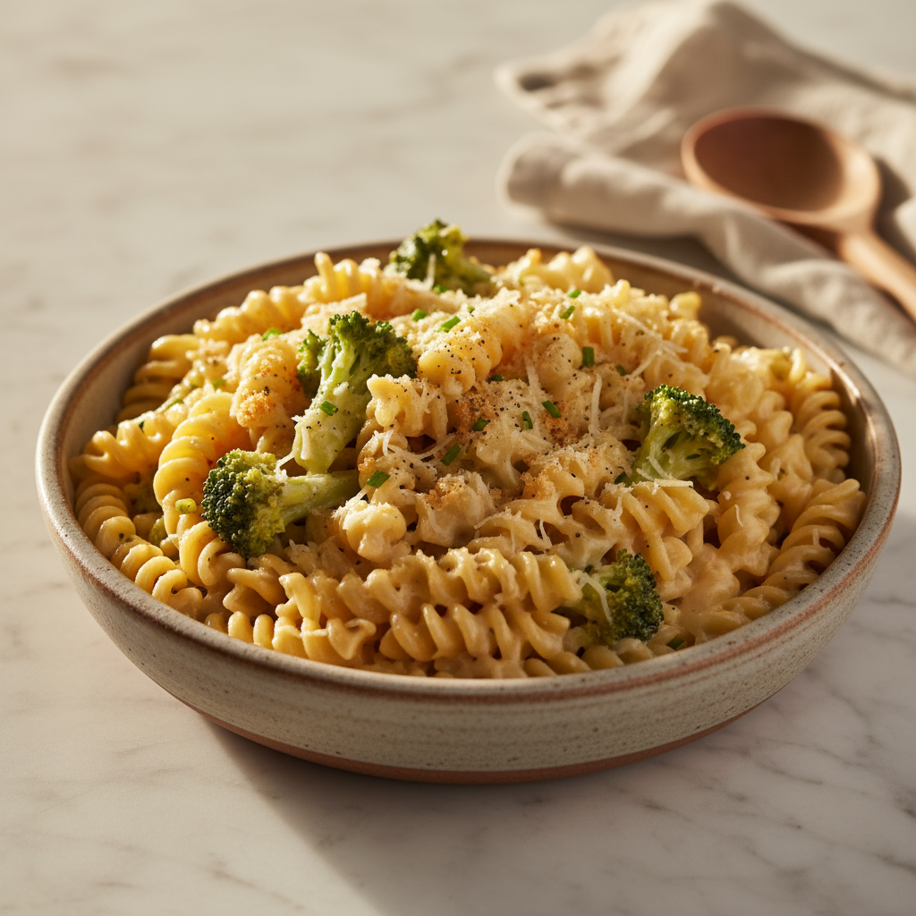 Pâtes au Fromage et Brocoli