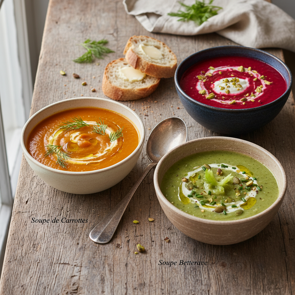 Soupe de Carottes, Betterave et Céleri