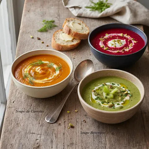Carrot, Beet, and Celery Soup