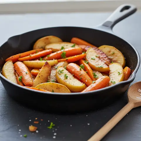 Sautéed Carrots and Apples
