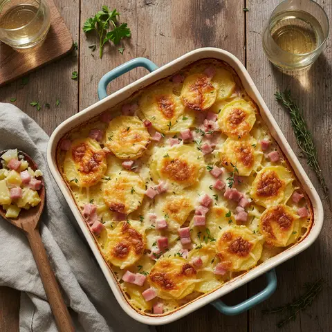 Ham and Potato Gratin