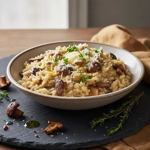 Risotto mit Pilzen