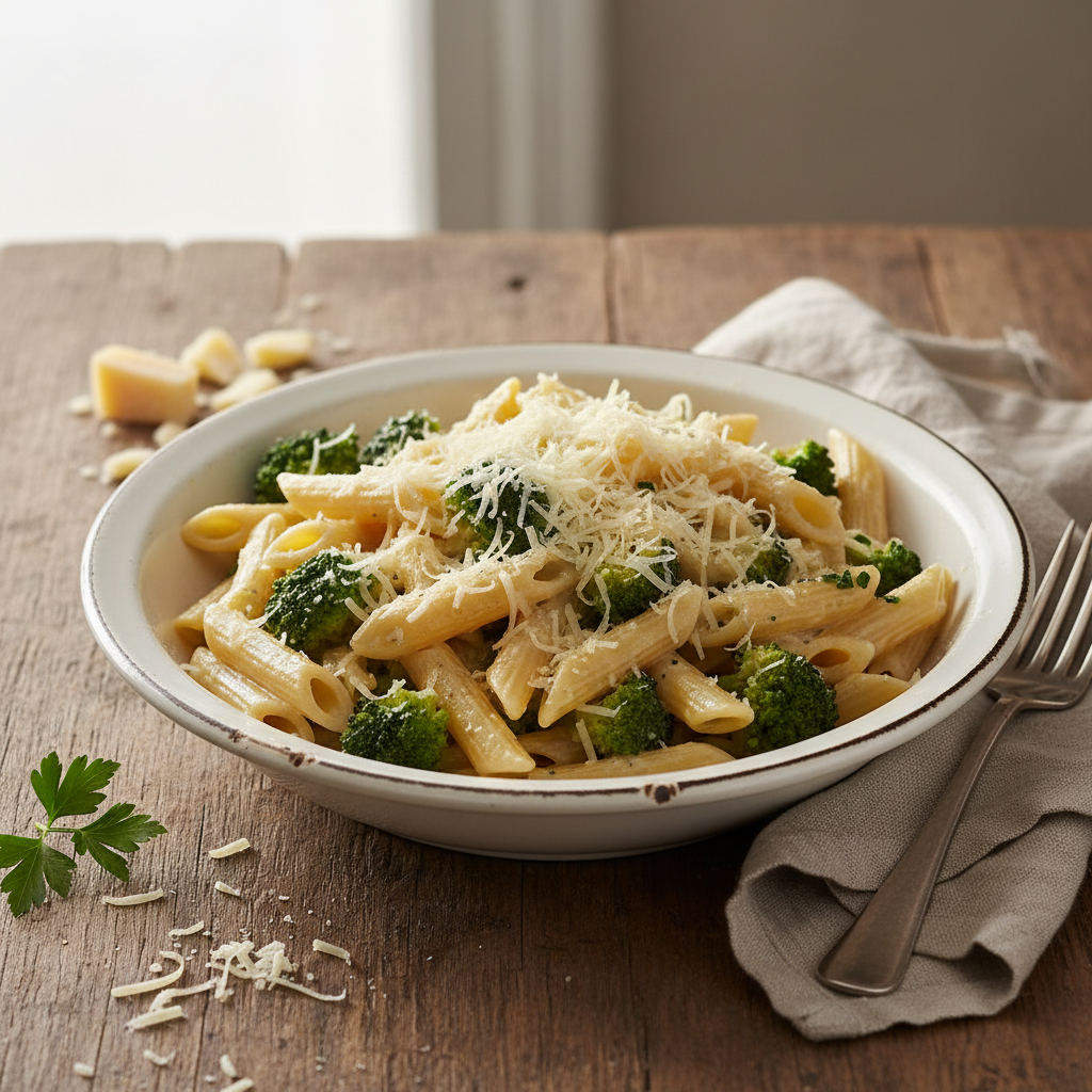 Pâtes au Gruyère et Brocoli