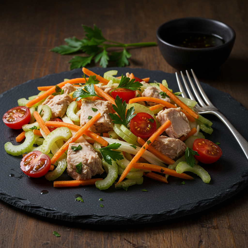 Salade Composée Thon, Carottes et Céleri
