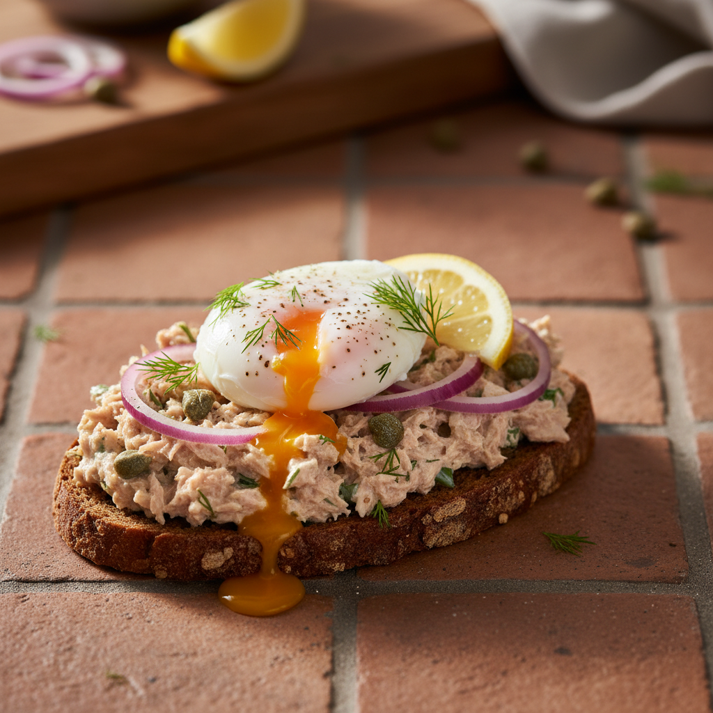 Smørrebrød au Thon