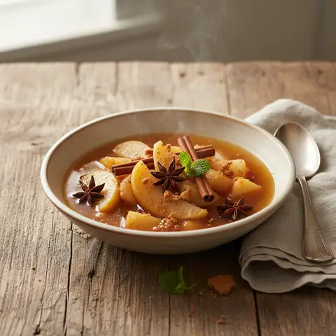 Süße Obstsuppe