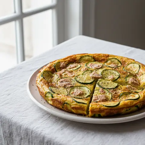 Frittata mit Thunfisch und Zucchini