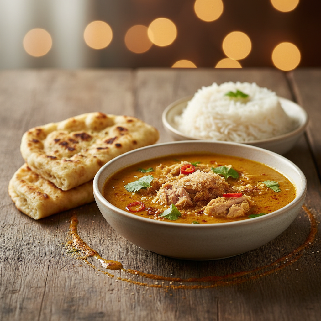 Curry de Sucre et Thon Épicé