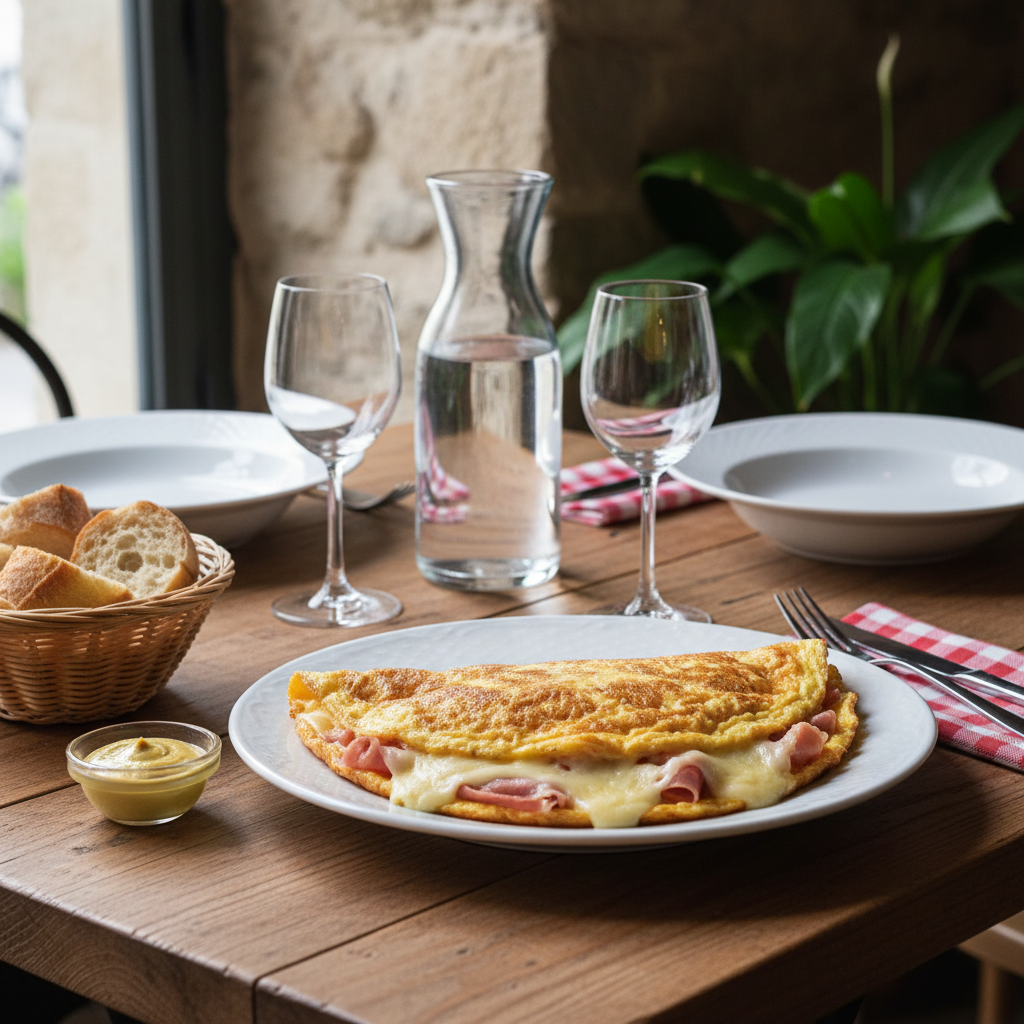 Omelette Jambon-Fromage
