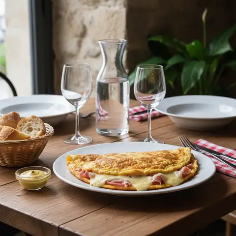 Ham and Cheese Omelette