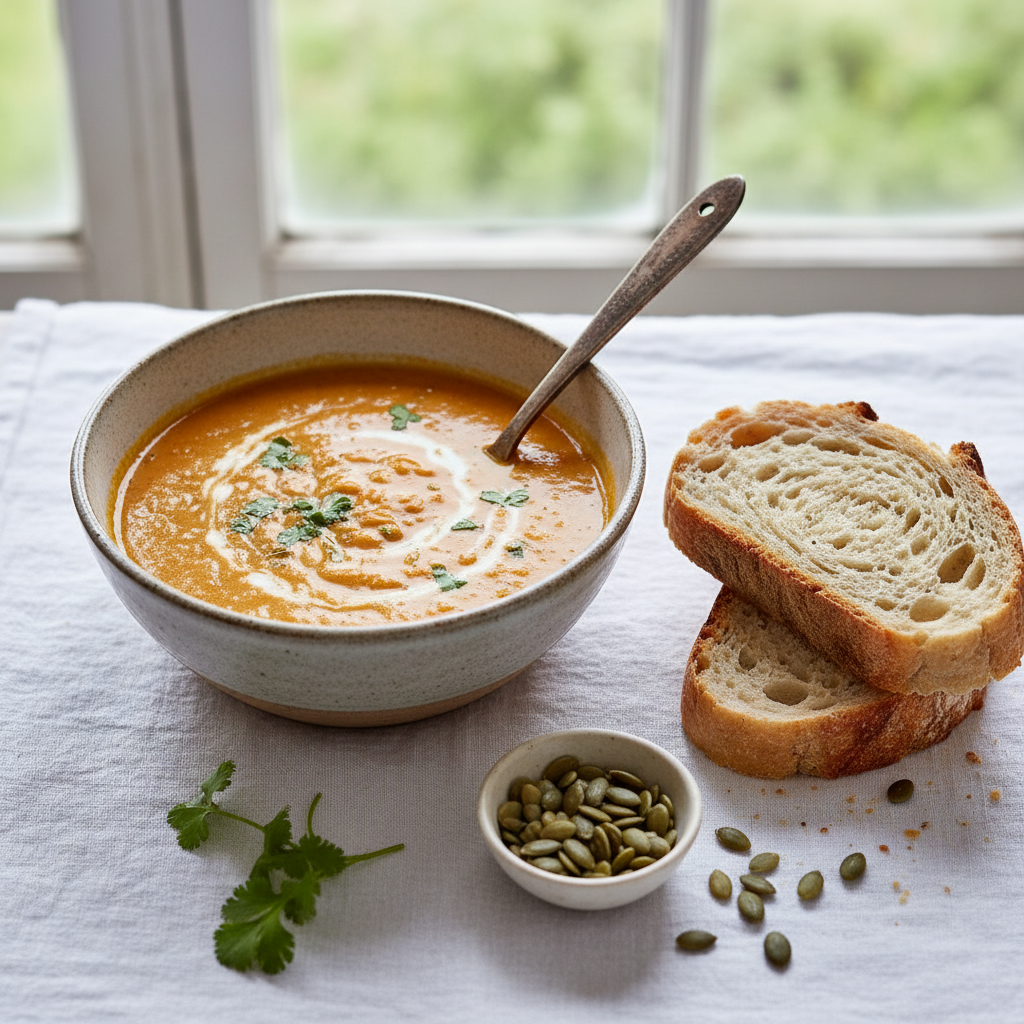 Soupe de lentilles corail simplissime