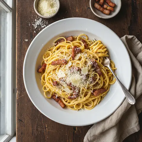 Simplified Pasta Carbonara