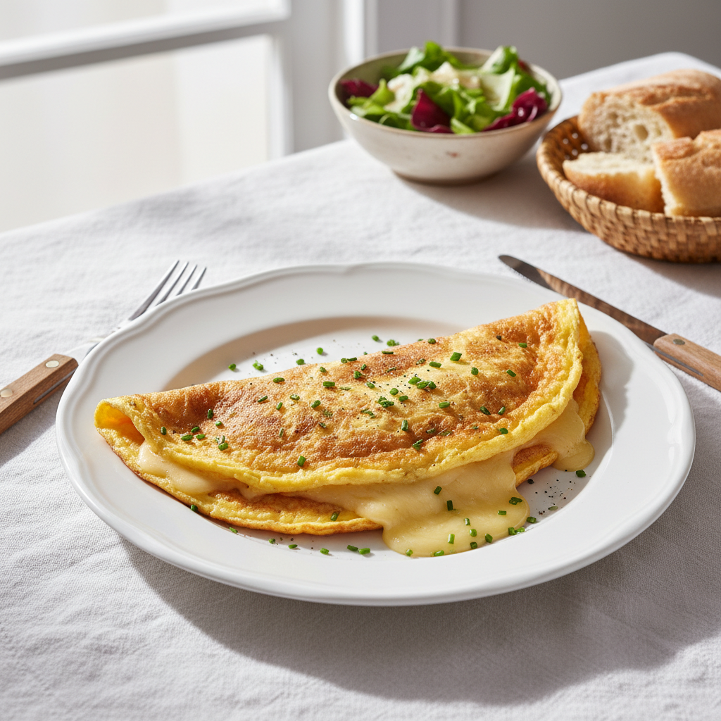 Omelette au Gruyère