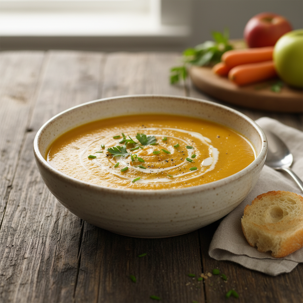 Soupe de carotte et pomme de terre
