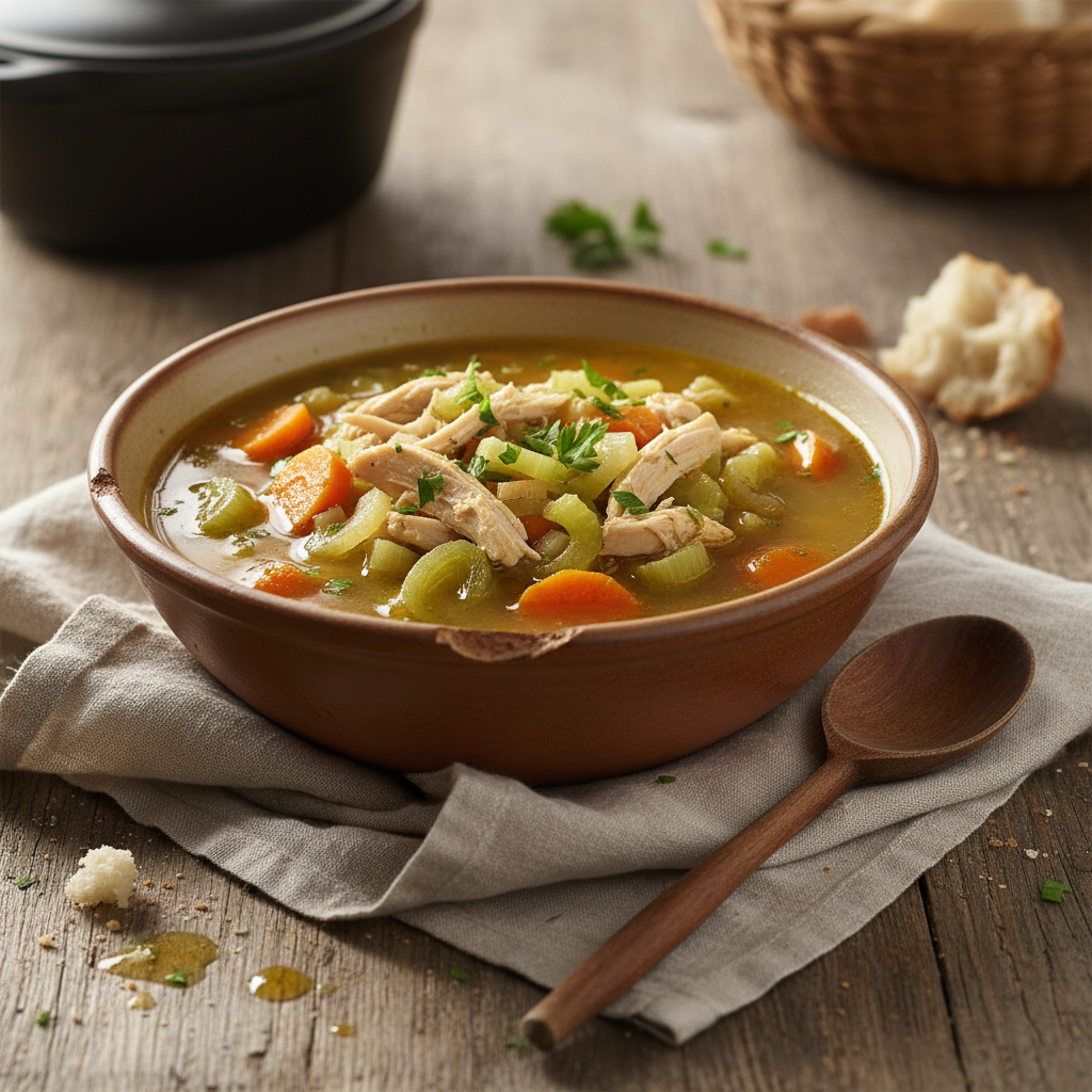 Soupe Paysanne Poulet et Légumes