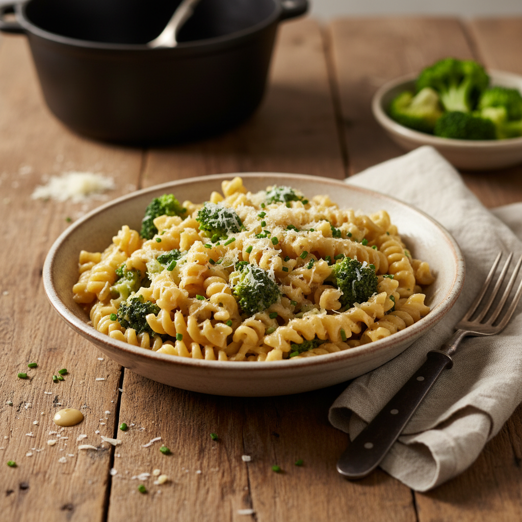 Pâtes au Gruyère et Brocoli