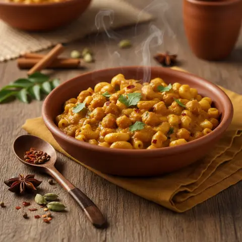 Chickpea Curry with Shells
