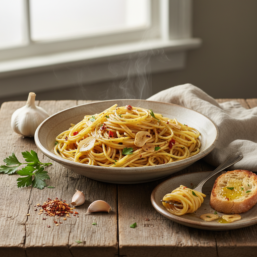 Spaghettis Aglio e Olio
