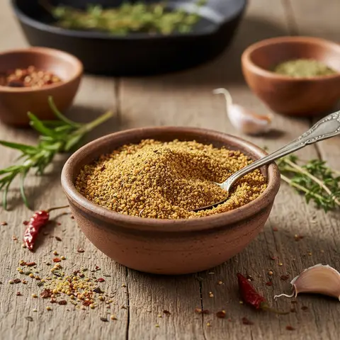 Toasted Quinoa Powder with Aromatic Herbs