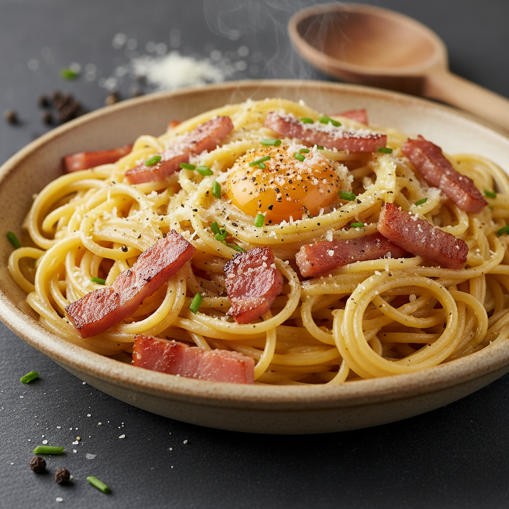 Pâtes à la Carbonara Gourmande
