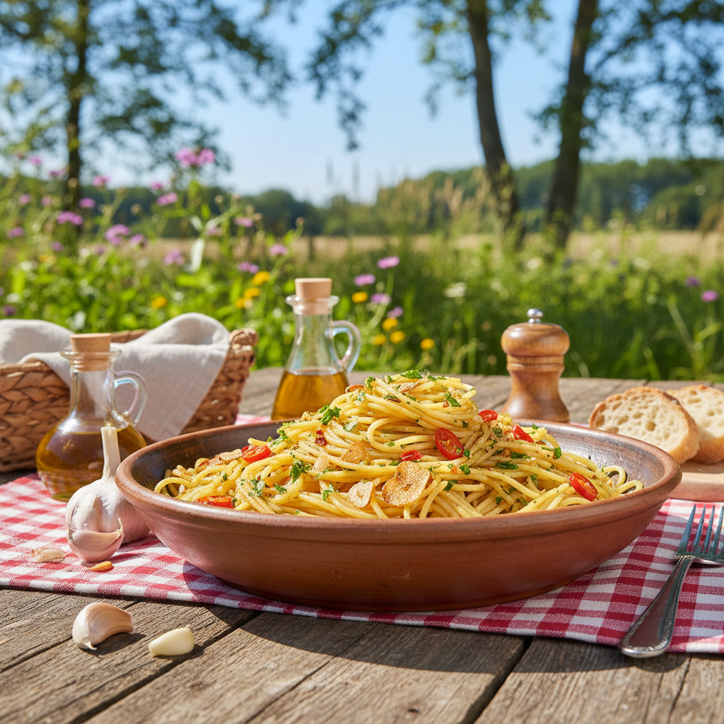 Pâtes Aglio e Olio