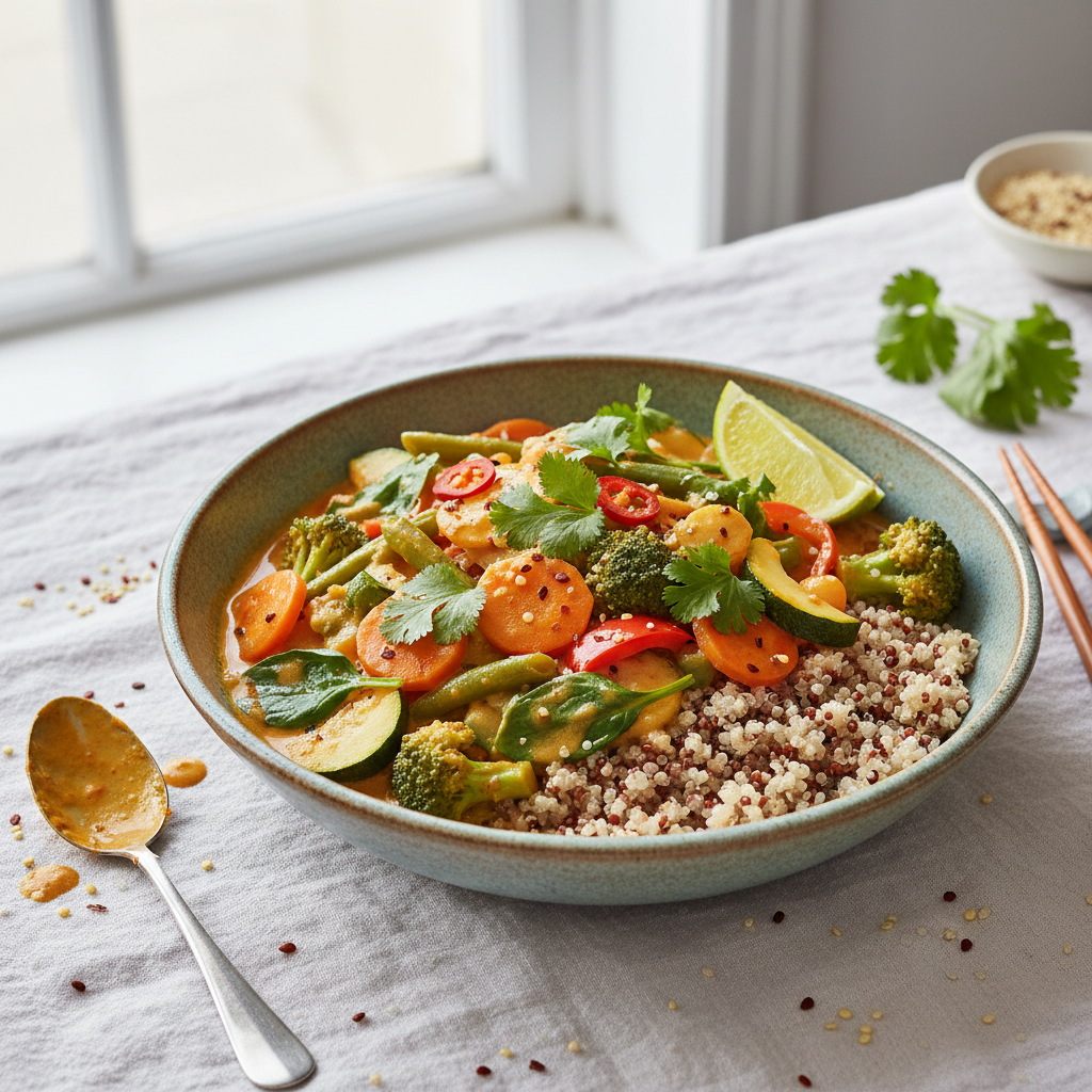 Curry de Légumes au Quinoa
